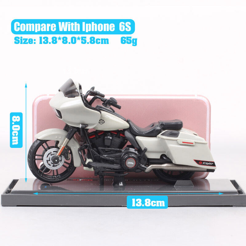 Maisto 1:18 Scale Harley CVO Road Glide Motorcycle Diecast Bike Models Toy 2018