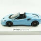 1/18 BBR FERRARI F8 TRIBUTO SPYDER AZZURRO BLUE DELUXE WHITE LEATHER