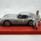 1/18 BBR FERRARI 250 GTO TEST MONZA STIRLIN MOSS RED DELUXE BASE W/DRIVER FIG MR