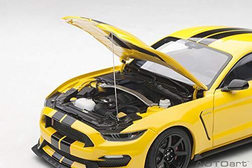 1/18 AUTOart Ford Shelby GT350R Yellow Black Stripes Diecast