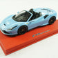 1/18 BBR FERRARI F8 TRIBUTO SPYDER AZZURRO BLUE DELUXE RED LEATHER