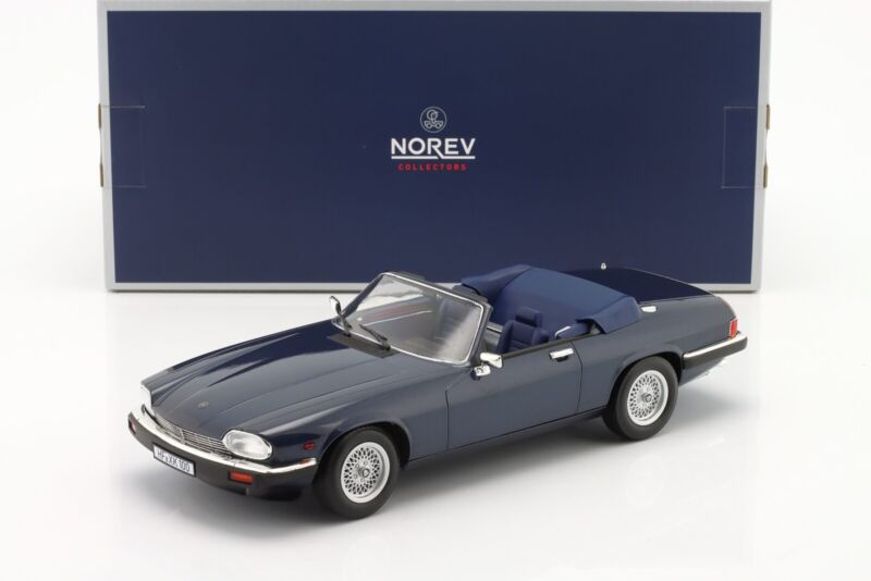 JAGUAR XJ-S Cabriolet 1988 Blue metallic L.E.1/1000 - 1/18 - NOREV