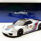 AUTOart 1/18 Porsche 918 Spyder Weissach package white/Martini stripe model car