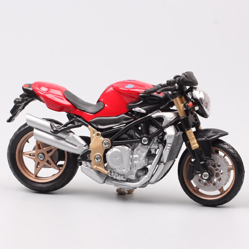 Bburago 1:18 Scale MV Agusta Brutale 1000 Oro Motorcycle Model Bike Diecast Toy