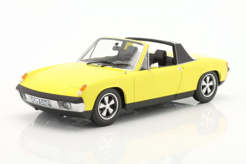 VOLKSKWAGEN-PORSCHE 914 2.0 1973 Yellow - 1/18 - NOREV