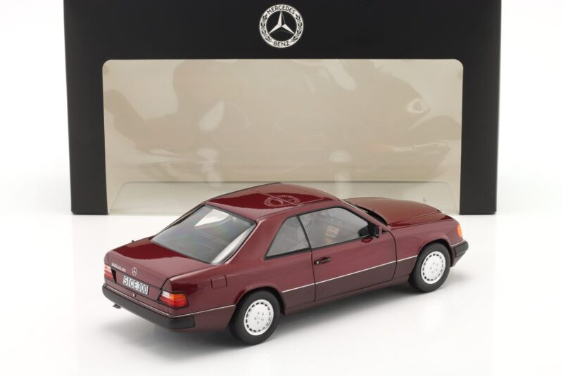 MERCEDES-BENZ 300 CE-24 COUPE (C124) 1988-1992 Almadine Red - 1/18 - NOREV