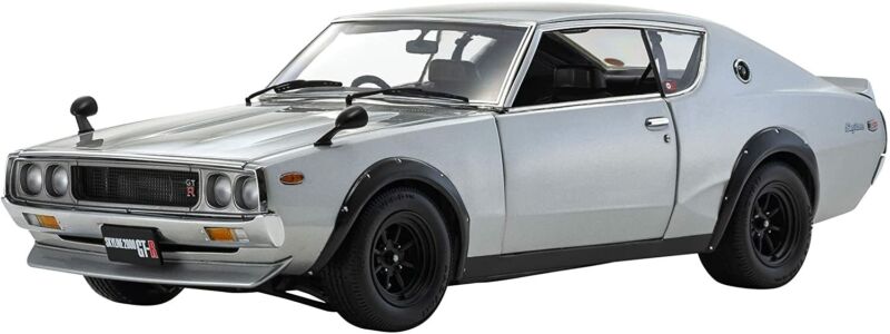 Kyosho Original 1/18 NISSAN SKYLINE 2000 GT-R (KPGC110) Silver KS08255S New