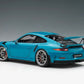 PORSCHE 911 CARRERA GT3 RS (991) MIAMI BLUE SILVER WHEELS 1:18 AUTOart 78167 NEW