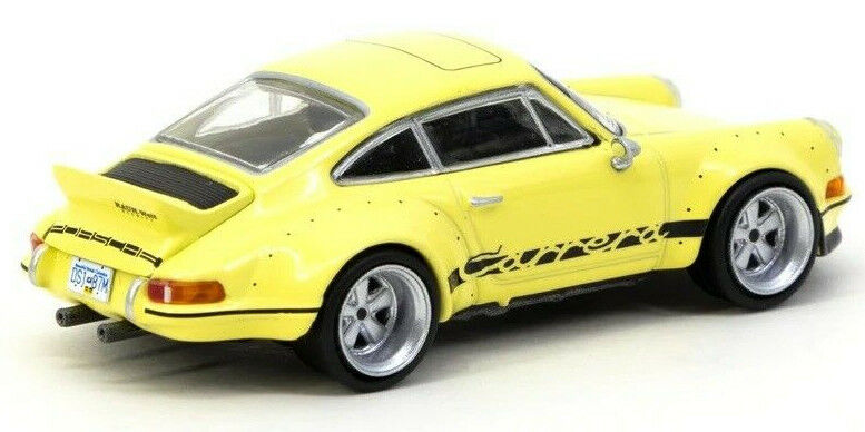 Tarmac Works HOBBY64 Yellow Porsche RWB 964 Backdate 1:64 Scale Diecast Car