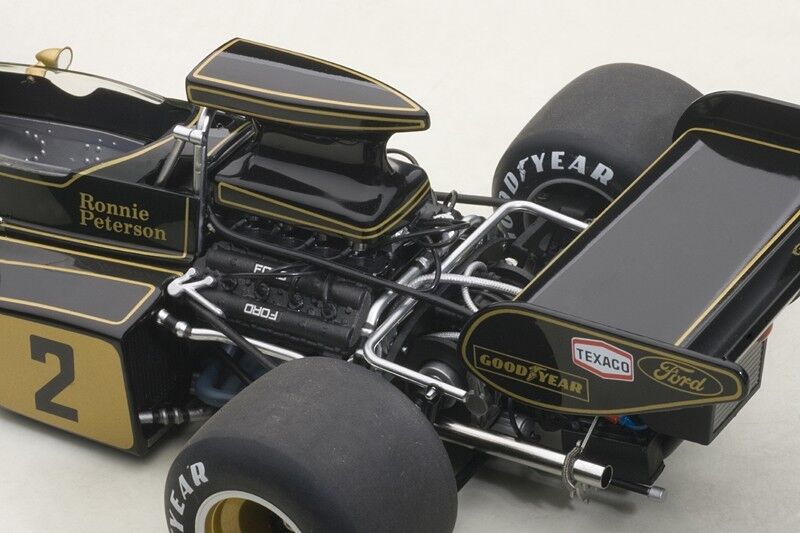 Autoart LOTUS 72E 1973 PETERSON #2 COMPOSITE MODEL in 1/18 Scale New! In Stock!