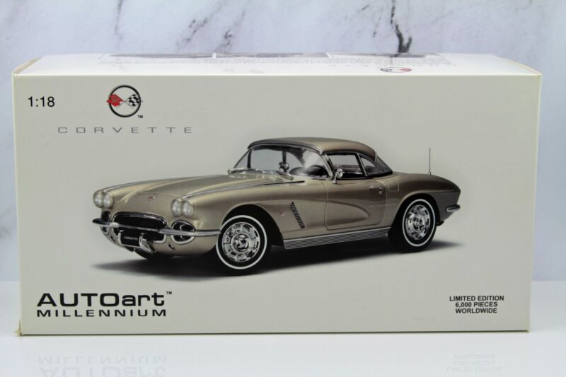 AUTOart 1962 Chevy Corvette Fawn Beige Millennium Collection 1:18