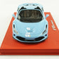 1/18 BBR FERRARI F8 TRIBUTO SPYDER AZZURRO BLUE DELUXE RED LEATHER