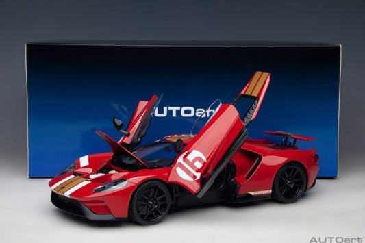 1/18 Autoart Ford GT 2022 Alan Mann Heritage Edition Alan Mann Red Ford GT 2022 Alan Mann Heritage Edition Alan Mann Red COMPOSITE MODEL/FULL OPENINGS in 1/18 scale by Autoart ${sh$op-name} $382.95