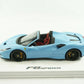 1/18 BBR FERRARI F8 TRIBUTO SPYDER AZZURRO BLUE MATT DELUXE WHIT LEATHER