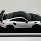 1/18 Minichamps Porsche 911 "991.2" GT3 RS White with Black Wheels leather base $445.95 ModelCarsHub