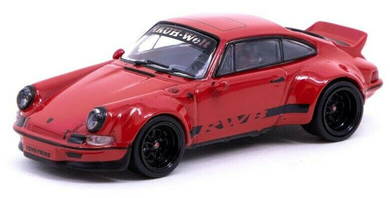 Tarmac Works HOBBY64 Red Porsche RWB 964 Backdate 1:64 Scale Diecast Car