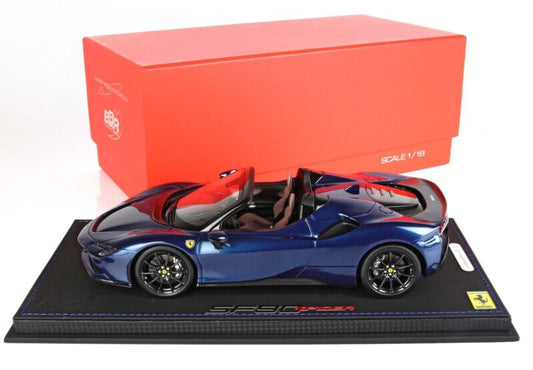 1/18 BBR Ferrari SF90 Spider Pack Fiorano Abu Dhabi Blue, SUPER RARE $549.95 $716.23 ModelCarsHub