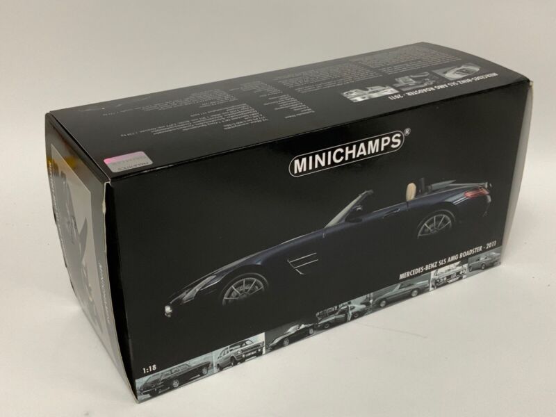 1/18 Minichamps Mercedes Benz SLS AMG Roadster in Metallic Blue 2011 Custom AB07 $309.95 $389.99 ModelCarsHub