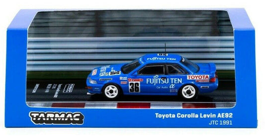 Tarmac Works HOBBY64 Toyota Corolla Levin AE92 -1991 JTC 1:64 Scale Diecast Car