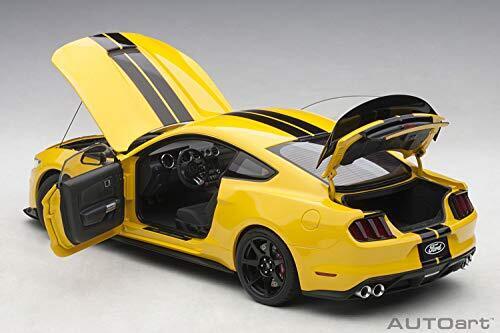 1/18 AUTOart Ford Shelby GT350R Yellow Black Stripes Diecast