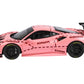 FERRARI 488 CHALLENGE ROLEX 24H DAYTONA 2018 & DISPLAY CASE 1/18 CAR BBR P18195