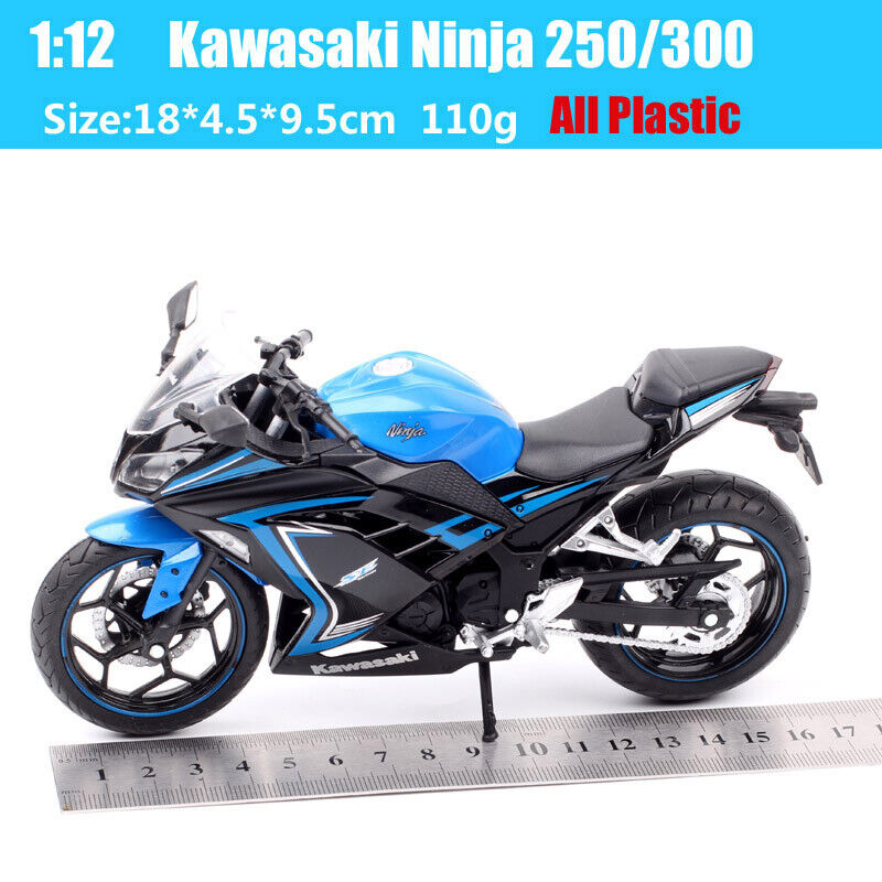 Automaxx 1/12 scale Kawasaki Ninja 300 250r Motorcycle diecast motorbike model