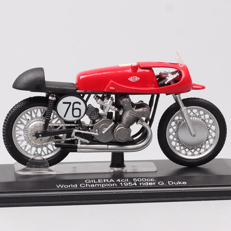 1/22 Italeri Gilera 4cil 500 No#76 race G Duke 1954 motorcycle Diecast model toy