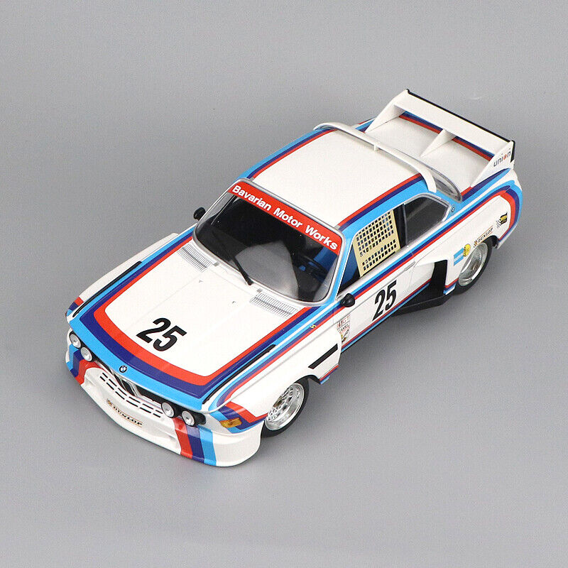 MINICHAMPS BMW 3.0 CSL #25 DIECAST CAR MODEL 1/18 HERITAGE RACING COLLECTION