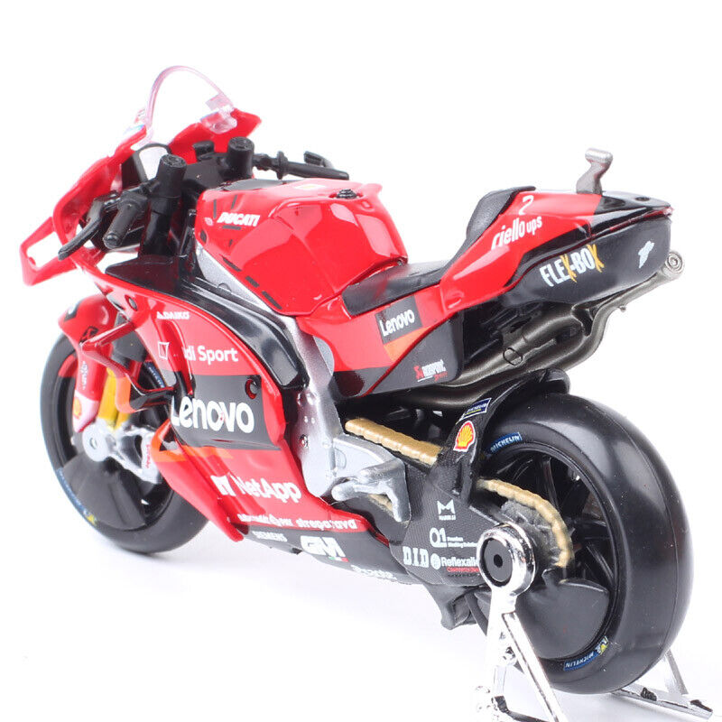 Maisto 1/18 2021 Ducati Desmosedici GP21 #63 Francesco Bagnaia Motorcycle Model