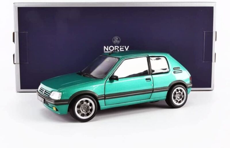 PEUGEOT 205 Griffe 1990 Green metallic - 1/18 - NOREV