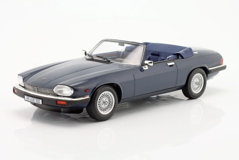 JAGUAR XJ-S Cabriolet 1988 Blue metallic L.E.1/1000 - 1/18 - NOREV