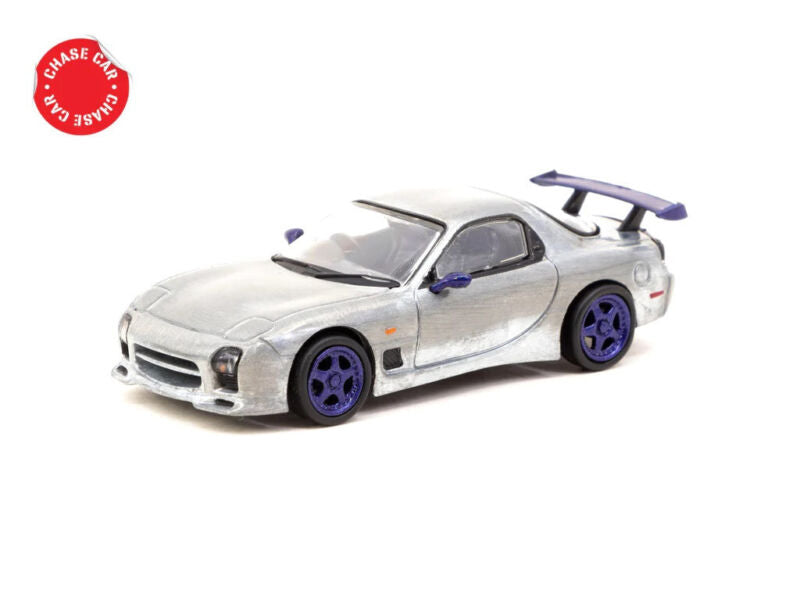 Tarmac Works GLOBAL64 Mazda RX-7 (FD3S) Mazdaspeed A-Spec CHASE 1:64 Diecast Car