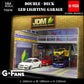 G-Fans Assemble Diorama 1:64 Double-Desk LED Garage Model Car Station- JDM