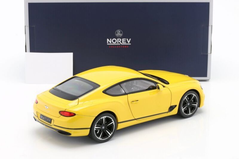 BENTLEY CONTINENTAL GT 2018 Monaco Yellow - 1/18 - NOREV