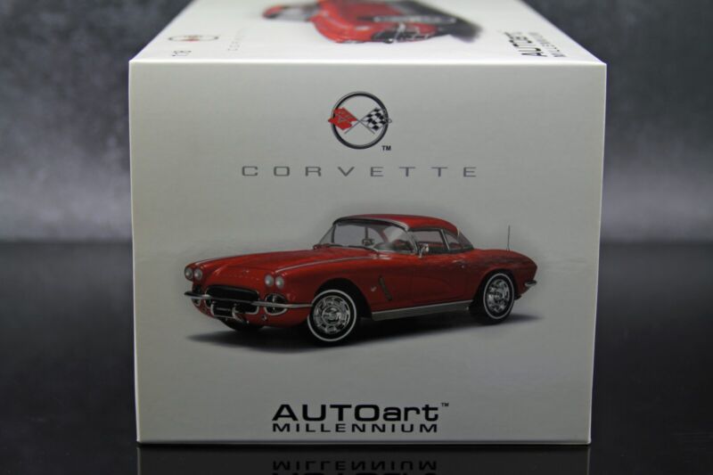 AUTOart 1962 Chevy Corvette Roman Red Millennium Collection 1:18