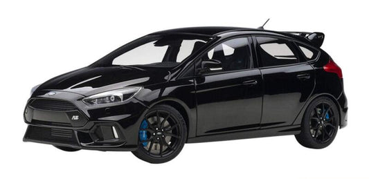 AUTOart 1/18 Ford Focus RS Black Finished Product Composite Die-cast Car 72952