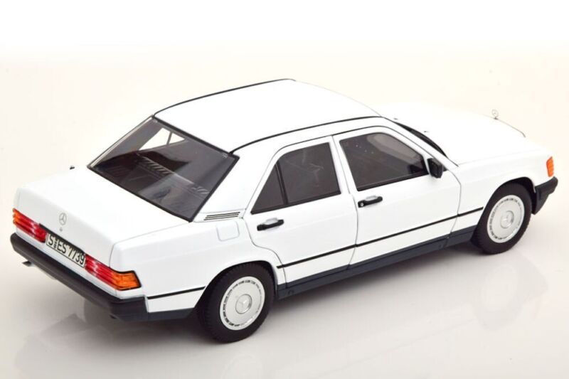 MERCEDES BENZ 190E (W201) 1984 White - 1/18 - NOREV