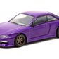Tarmac Works GLOBAL64 Purple Metallic VERTEX Nissan Silvia S14 1:64 Scale Diecast Car