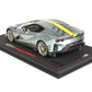 BBR 1/18 FERRARI 812 COMPETIZIONE GRAY & DISPLAY CASE