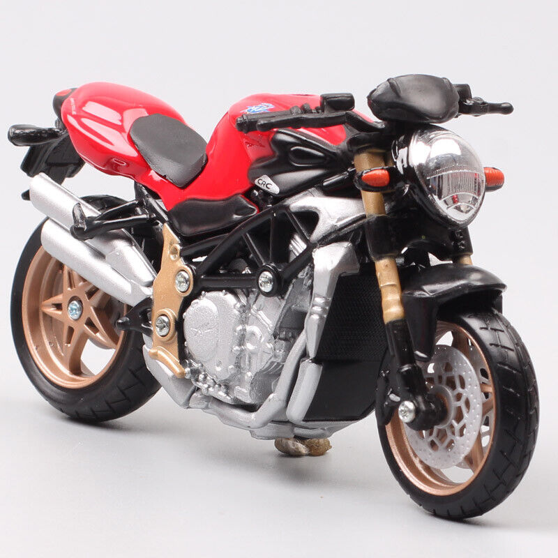 Bburago 1:18 Scale MV Agusta Brutale 1000 Oro Motorcycle Model Bike Diecast Toy