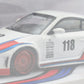 Tarmac Works HOBBY64 White Old & New Porsche 997 1:64 Scale Diecast Car