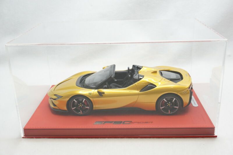 1/18 BBR FERRARI SF90 SPIDER GIALLO MONTECARLO DELUXE RED Limited 10PC #01/10