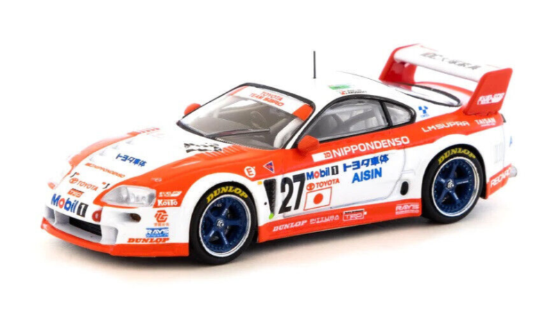 Tarmac Works HOBBY64 Toyota Supra GT - 1995 24hr Le Mans 1:64 Diecast Car