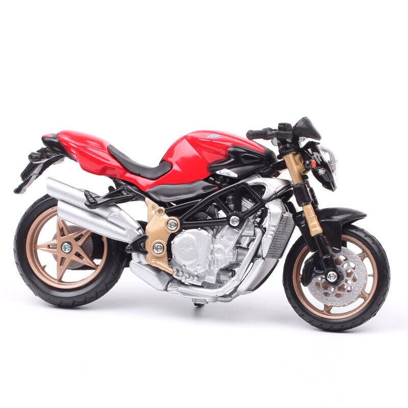 Bburago 1:18 Scale MV Agusta Brutale 1000 Oro Motorcycle Model Bike Diecast Toy