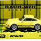 Tarmac Works HOBBY64 Yellow Porsche RWB 964 Backdate 1:64 Scale Diecast Car