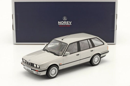 BMW 325i Touring (E30) 1991 Silver - 1/18 - NOREV