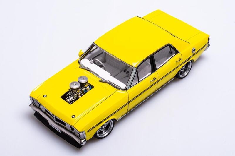 1/18 AUTOart XY Ford Falcon GTHO Street Machine Hazard Neon Yellow A72792