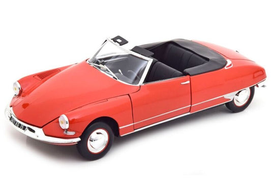 CITROEN DS19 Cabriolet 1961 Coral Red - 1/18 - NOREV