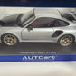 AUTOart PORSCHE 911 997 GT2 RS SILVER NIB 1:18 SCALE LE 77961