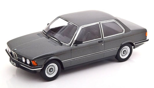 KK SCALE MODELS 1:18 - BMW 323i E21 ANTHRACIT 1975